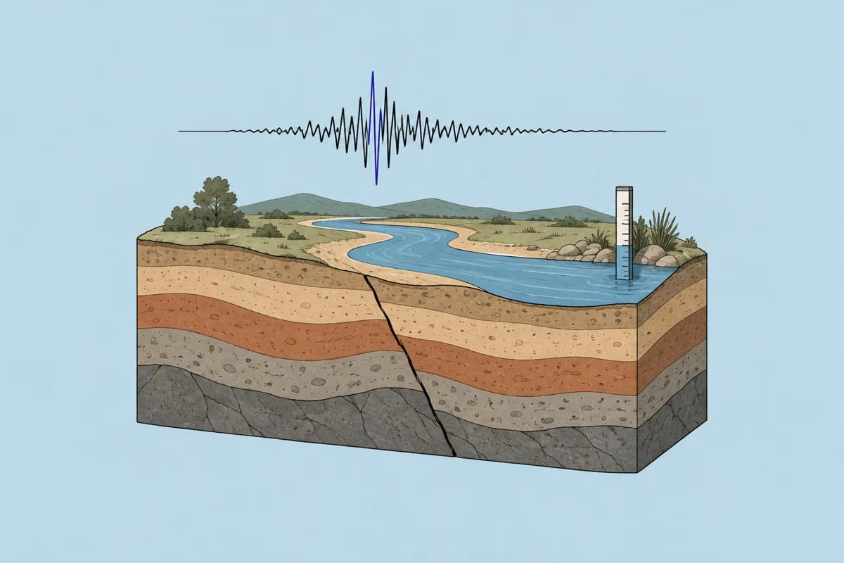 Earthquake & water data