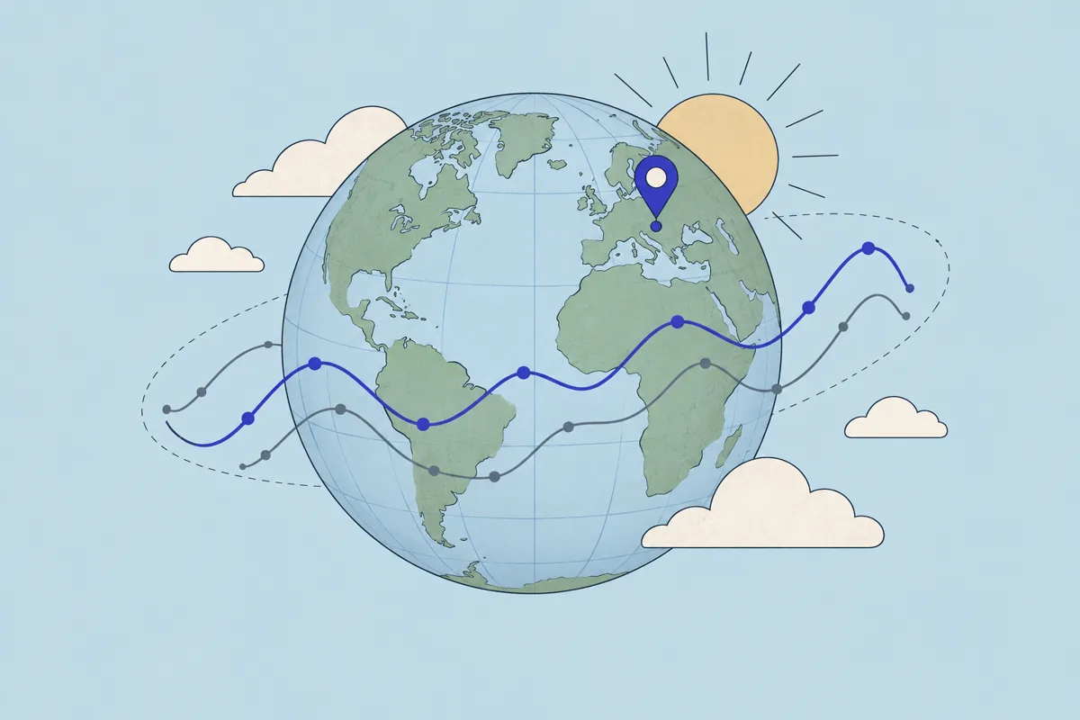 Historical weather data for any place